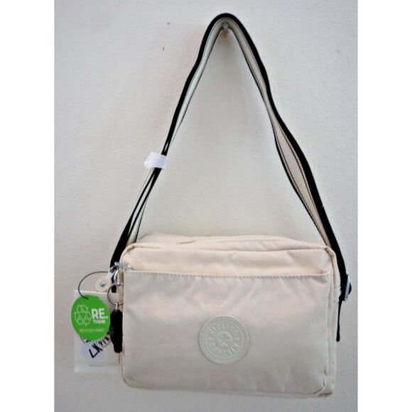 Kipling K17076-W58 Women's Md. Light Sand/Beige Abanu Crossbody/Shoulder Bag - Picture 5 of 16